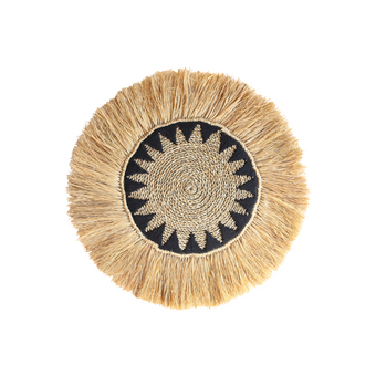 compare product Minimalist Round Straw Carpet for Living Room