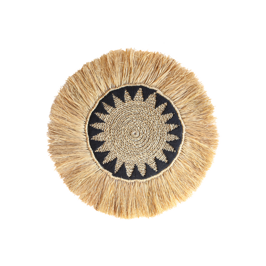Minimalist Round Straw Carpet for Living Room