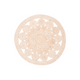 Round Teardrops Jute Rug